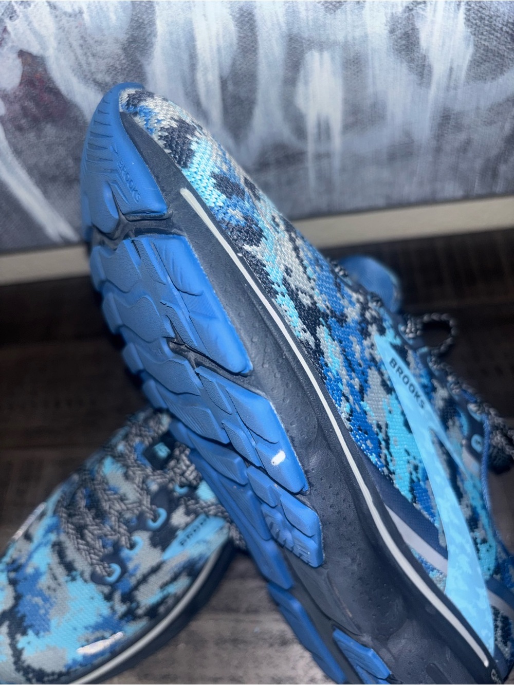 Brooks Ghost 15 Star/Eclipse/Grotto limited edition color pattern Womens SZ 8.5 - Picture 6 of 12